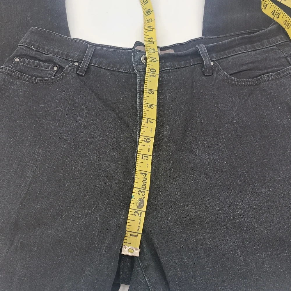 Levi's 512 Black Perfectly Slimming Boot Cut Jeans, multi pockets, women 16long - Picture 7 of 9